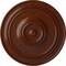 Ekena Millwork Classic Medallion (For Canopies up to 5 1/2"), 21 7/8"OD x 2 3/8"P, Burnished Mahogany Crackle CM22CLBMC - alternate 1